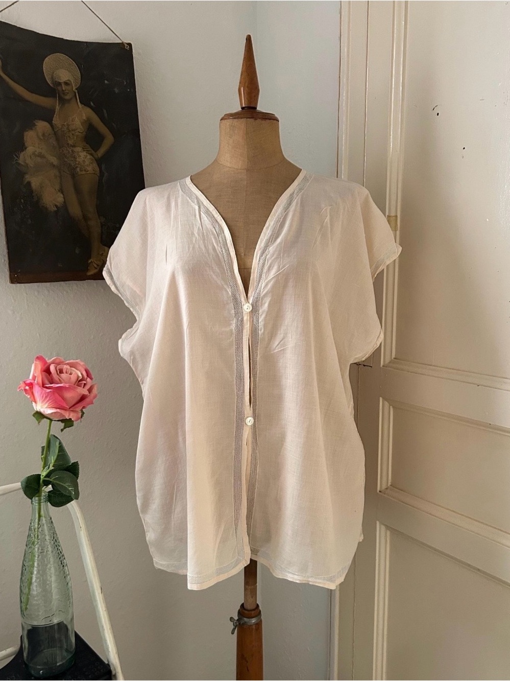 Vintage 1920s flapper era boudoir jacket
